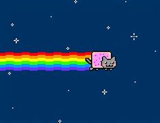 Image result for Rainbow Cat Meme Pixel