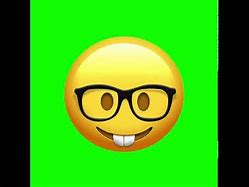 Image result for Nerd Emoji Green screen