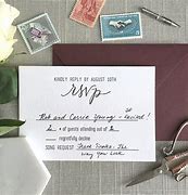 Image result for Wedding Invitations with RSVP