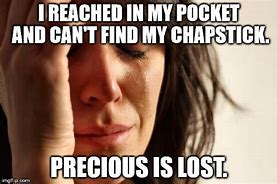 Image result for Lost Chapstick Meme