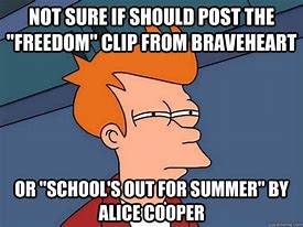 Image result for Freedom From School Meme