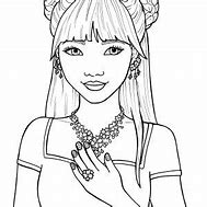 Image result for Girl Hair Coloring Pages