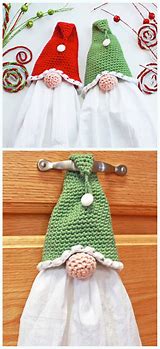 Image result for Crochet Gnome Towel Holder Free Pattern