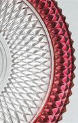 Image result for Diamond Point Ruby 10 Inch Plates