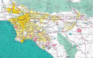 Image result for Los Angeles City Map