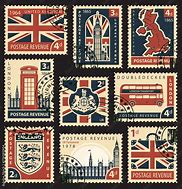 Image result for England Cartoon Stamp