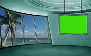 Image result for Green Screen Background for TV Studio
