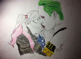 Image result for Harley Quinn and Joker Kissing