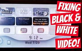 Image result for Nintendo Wii Black and White Screen