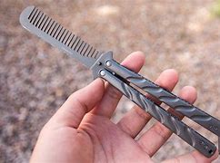 Image result for Balisong Knife Comb