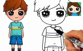 Image result for Cute Realistic Boy Drawing