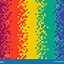 Image result for Emoji Pixel Art Rainbow