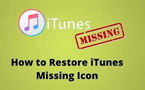 Image result for iTunes Icon Missing