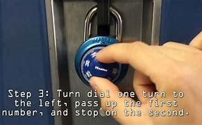 Image result for How to Open a Combination Lock without Code