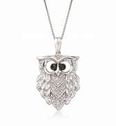 Image result for Owl Pendant Necklace
