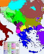 Image result for Albanian Language Map