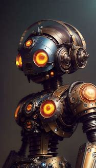 Image result for Steampunk Robot Vector