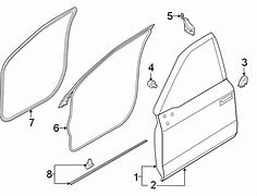 Image result for Ford F-150 Door Parts Diagram