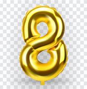 Image result for Balloon Number 8 Yellow