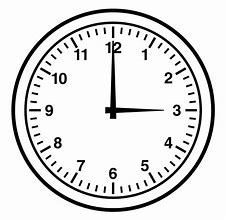 Image result for Clock Face with Minutes Template