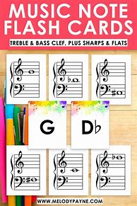 Image result for Music Note Flash Cards Printable