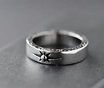 Image result for Rustic Stainless Steel Rings