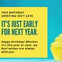 Image result for Belated Birthday Funny