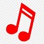 Image result for Red Music Notes Clip Art