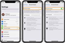 Image result for Personal Hotspot On iPhone X