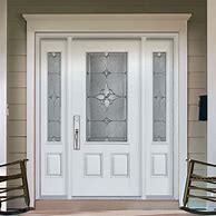 Image result for White Front Doors with Glass