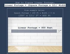 Image result for Linear Foot Calculator