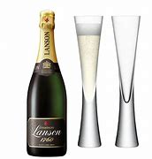 Image result for Lanson Champagne Glasses