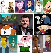 Image result for Seth MacFarlane and Characters