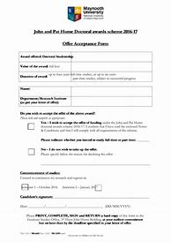 Image result for Blank Offer and Acceptance Form