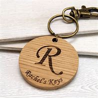 Image result for Wooden Key Rings Engraved