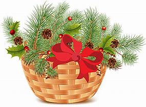 Image result for Christmas Basket Clip Art