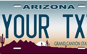 Image result for Arizona License Plate Clip Art