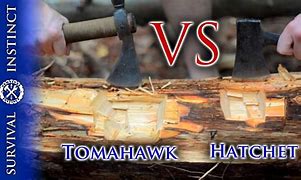 Image result for Tomahawk vs Hatchet