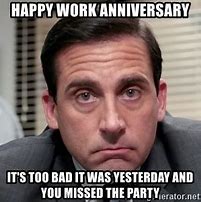 Image result for 5 Year Work Anniversary Meme