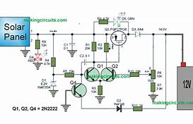 Image result for Solar Charge Controller Circuit Diagram
