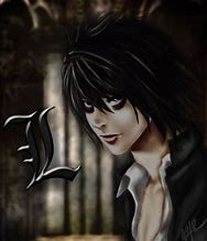 Image result for Death Note L Fan Art Emo