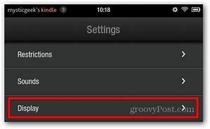 Image result for Display Settings Kindle Fire