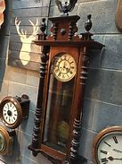 Image result for Antique Wooden Wall Clocks for Sale