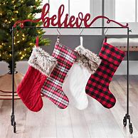 Image result for Rustic Stocking Stand