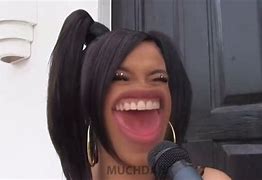 Image result for Cardi B Funny Face