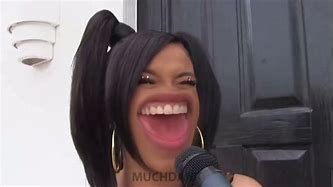 Image result for Cardi B Face Laughing