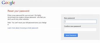Image result for Forgot Google Password Reset