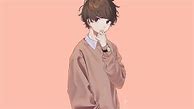Image result for Brown Hair Anime Boy Drawing