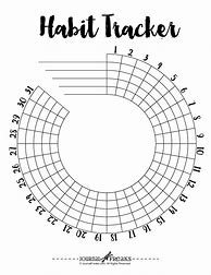 Image result for Habit Tracker Printable Circle Dots