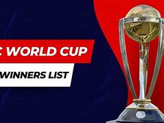 Image result for Cricket World Cup Winners